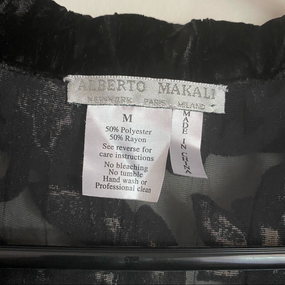 Gorgeous Alberto Makali Cropped Duster Velvet - Picture 10 of 14